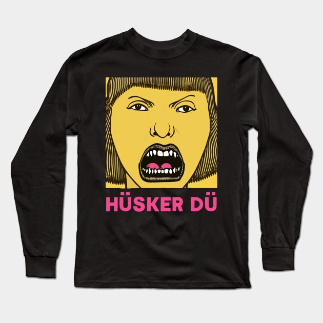 Hüsker Dü ∆ Original Fan Artwork Long Sleeve T-Shirt by unknown_pleasures